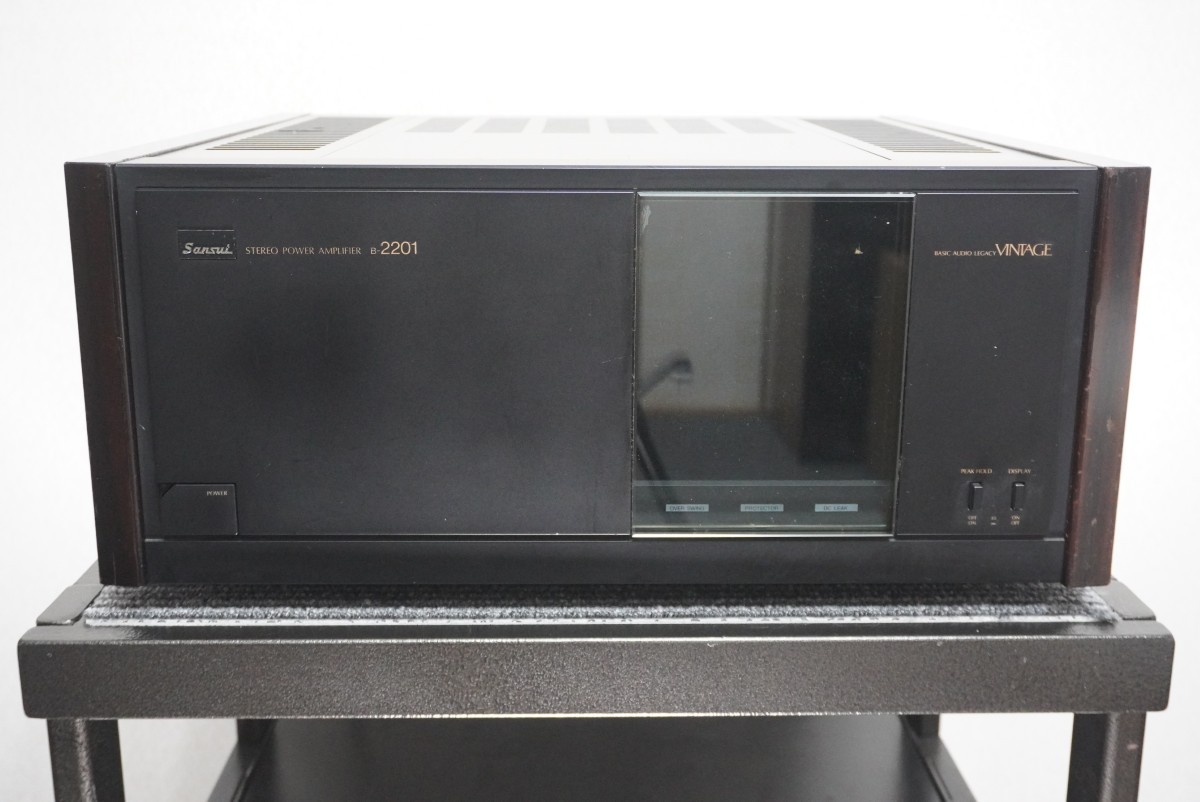 ジャンク】サンスイ SANSUI B-2201 ステレオ パワーアンプ