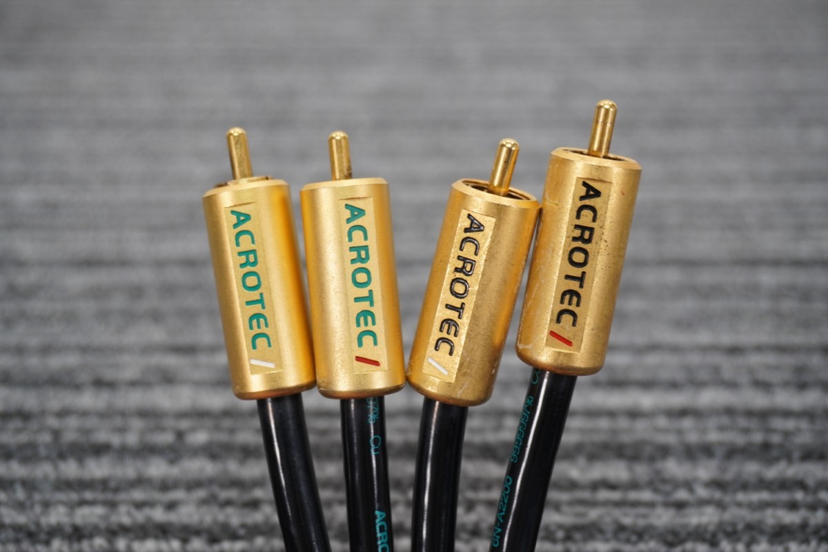 □ゆうパケット対応！即決！ACROTEC 6N-A2200 約1m 2本セット RCA
