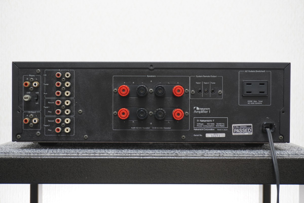 Yahoo!オークション - Nakamichi Amplifier1 ナカミチ Amplifier1 プリ